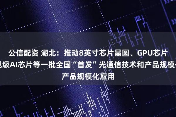 公信配资 湖北：推动8英寸芯片晶圆、GPU芯片、车规级AI芯片等一批全国“首发”光通信技术和产品规模化应用