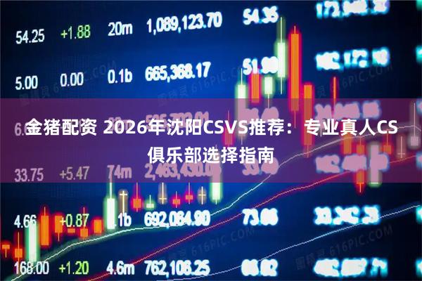 金猪配资 2026年沈阳CSVS推荐：专业真人CS俱乐部选择指南